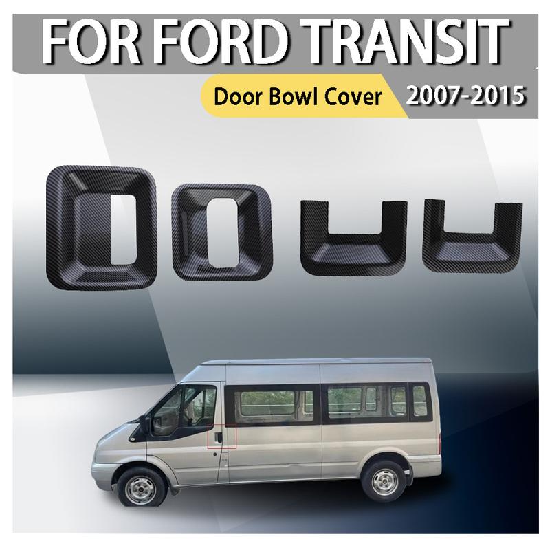 Door Bowl Cover For Ford Transit 2007 2008 2009 2010 2011 2012 2013 2014 2015 Car Stickers Cars Accessories ABS plastic