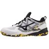 Wave Fang Zero Comfortable Daily Shock Absorption Durable Low-Top Badminton Shoes Unisex Shoes White Black Yellow 71GA219000