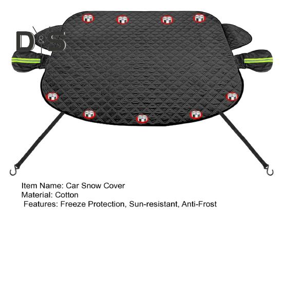 Κάλυμμα χιονιού παρμπρίζ αυτοκινήτου με μαγνήτες Προστασία από παγετό και αντιπαγωτική προστασία από τον ήλιο Ανακλαστικό Universal Auto SUV Χειμερινό μπροστινό παρμπρίζ Προστατευτικό κάλυμμα πάγου