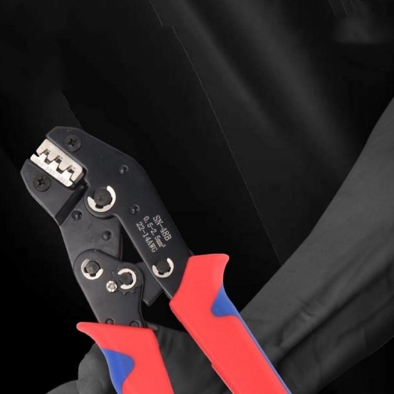 1Pc Upgrade Your Connections with Professional Ratcheting Crimper for Dupont Molex JST TE Terminals EPC PCIE SATA Pins