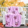 Courage the Cowardly Dog Printed Throw Blanket—lightweight,soft,warm;versatile Blanket for All Seasons—perfect As &air-conditioning Throw,nap Blanket