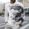 Stylish Color-block Long-sleeve T-shirt, Casual Versatile Top for Daily Use.