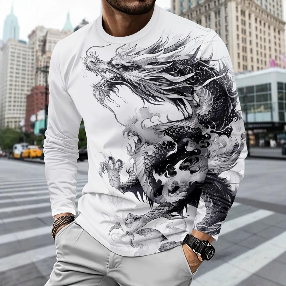 Stylish Color-block Long-sleeve T-shirt, Casual Versatile Top for Daily Use.