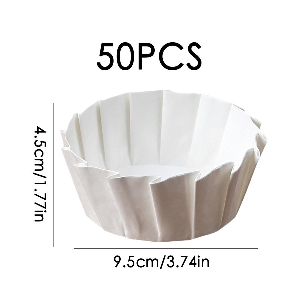 

50Pcs Paper Cupcake Mould Diy 4 -8 Inch Cake Cup Liners Baking Boxes Wrappers Cases Decorating Tool Kitchen Cake Accessories