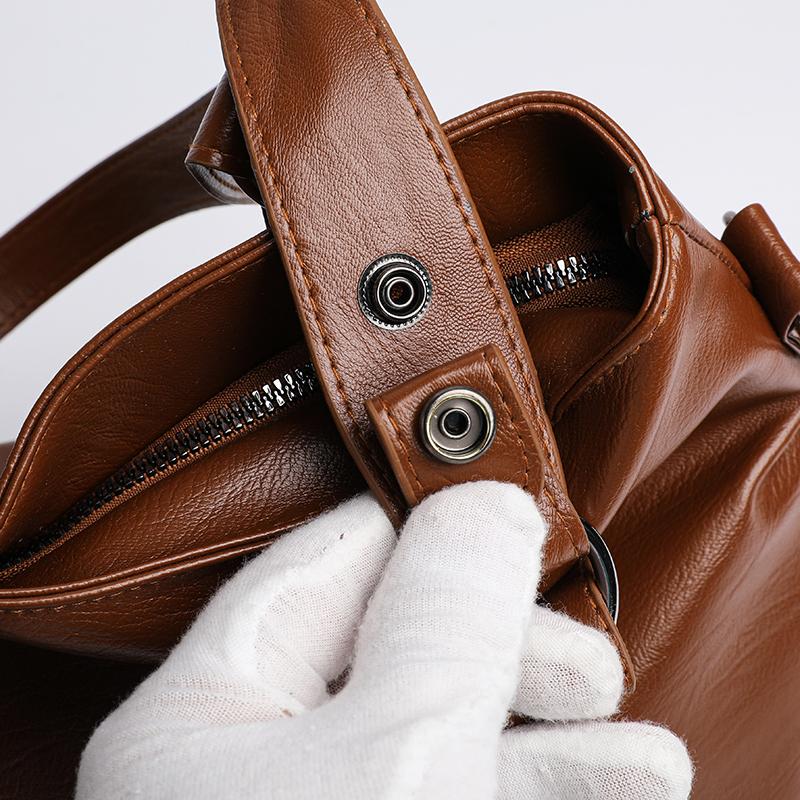 Geantă Tote din Piele Moale pentru Femei Geantă pentru Mamă de Vârstă Mijlocie Capacitate Mare Umăr Mână Crossbody