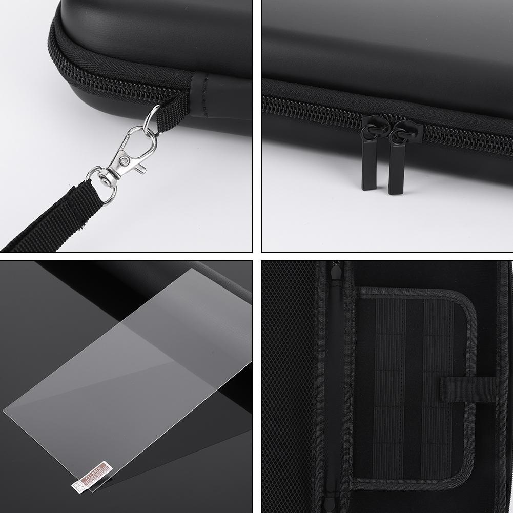 PU Carrying Case & Screen Protector for Switch2 Portable Storage Bag Shockproof Organizer Bag for Switch 2 Handheld Game Console