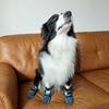 Reflective Dog Shoes Socks Adjustable Dog Foot Covers Anti-Slip Dog Socks  Floor Protection