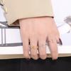 316L Stainless Steel Wave Rings For Women Men New Simple Design Sea Wave Shape Ring Size 5-10 Surf Wavy Jewelry