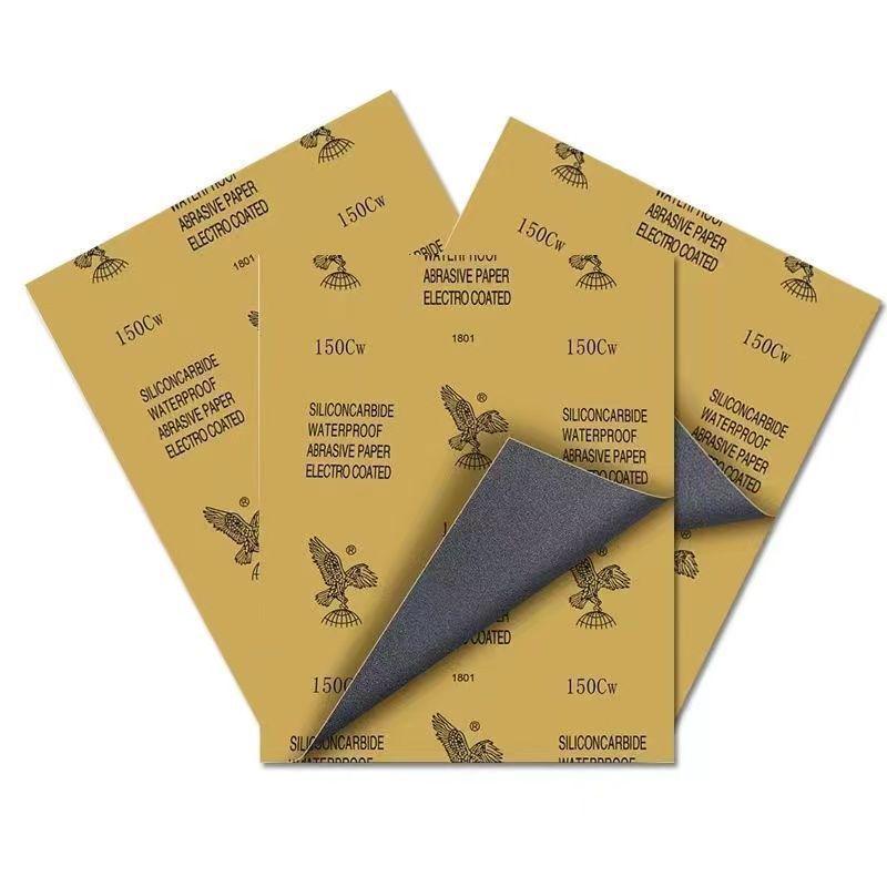 Square Sandpaper Sheets 115x140MM for Furniture, Woodworking, and Antiques