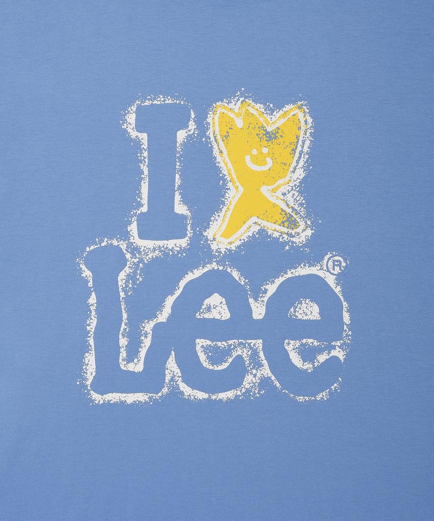 WACKY WILLY [Wacky Willy X Lee] Aikikiri Graphic Short Sleeve T-Shirt Blue
