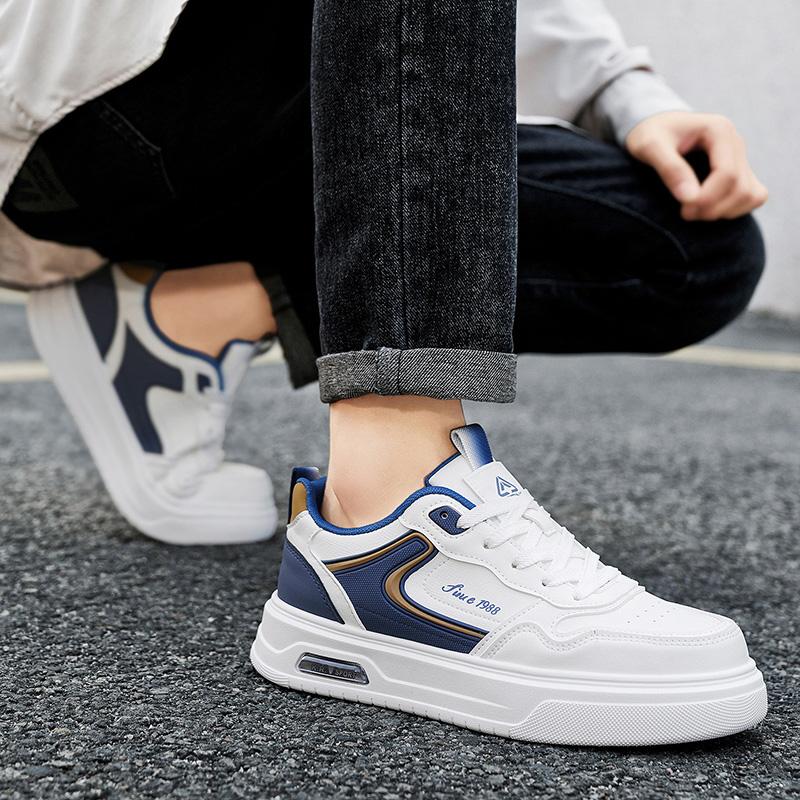 Men 's Casual Four Seasons Fashion Skateboarding Students Comfortable Sneakers Boys Trending Soft Sole Breathable Shoes