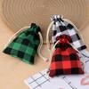 10pcs/lot Cotton Christmas Gift Drawstring Bags Burlap Gift Bag  Cosmetic Wedding Candy Gift