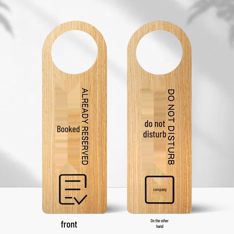 

Creative Wooden Do Not Disturb Door Hanger