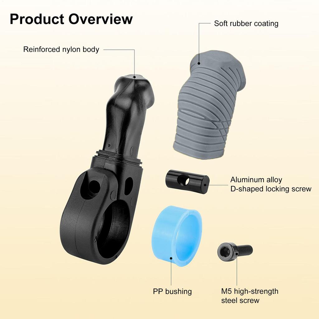 Bicycle Handlebar Grips Non-slip Bike Grips Ergonomic Rest Accessories Thumb For Road Mountain Long-Ride Dirtbike Motorcycle