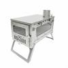 Portable Titanium Camping Wood Stove with Visible Heating for Tents