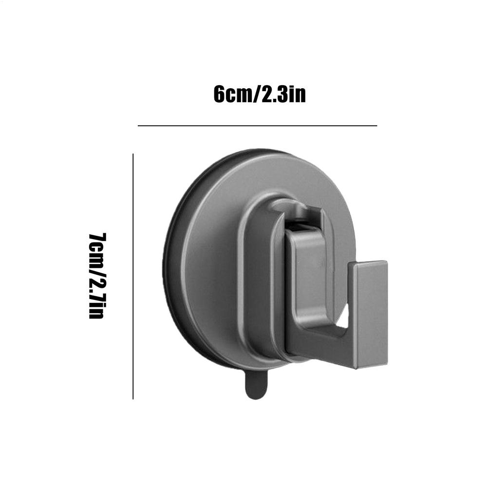 

Suction Cup Hooks No Drill Hanger Non-Damaging Suction Cup Hooks with 15lbs Capacity for Coat Closet Kitchen Cabinet Wall Door