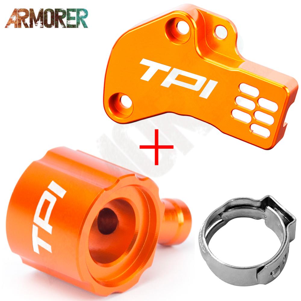 Fuel Line Tank Connector Sensor Guard Cover Protector For KTM 150 250 300 XCW XC W EXC EXC 300 250 TPI Six Days