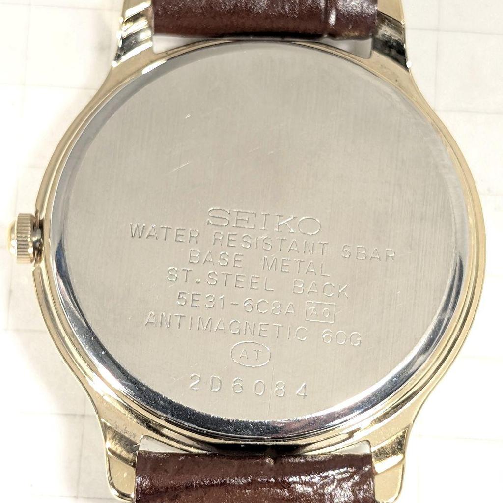 [USED] SEIKO SPIRIT Women's Watch F-08 (Battery Strap Replaced, Working)