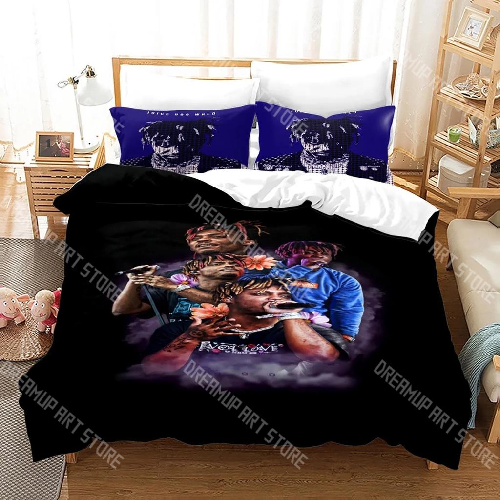 Fashion J-Juice Rapper Wrld Bedding Set Single Twin Full Queen King Size Bed Set Kids Bedroom Duvetcover Sets Bed Sheet Set