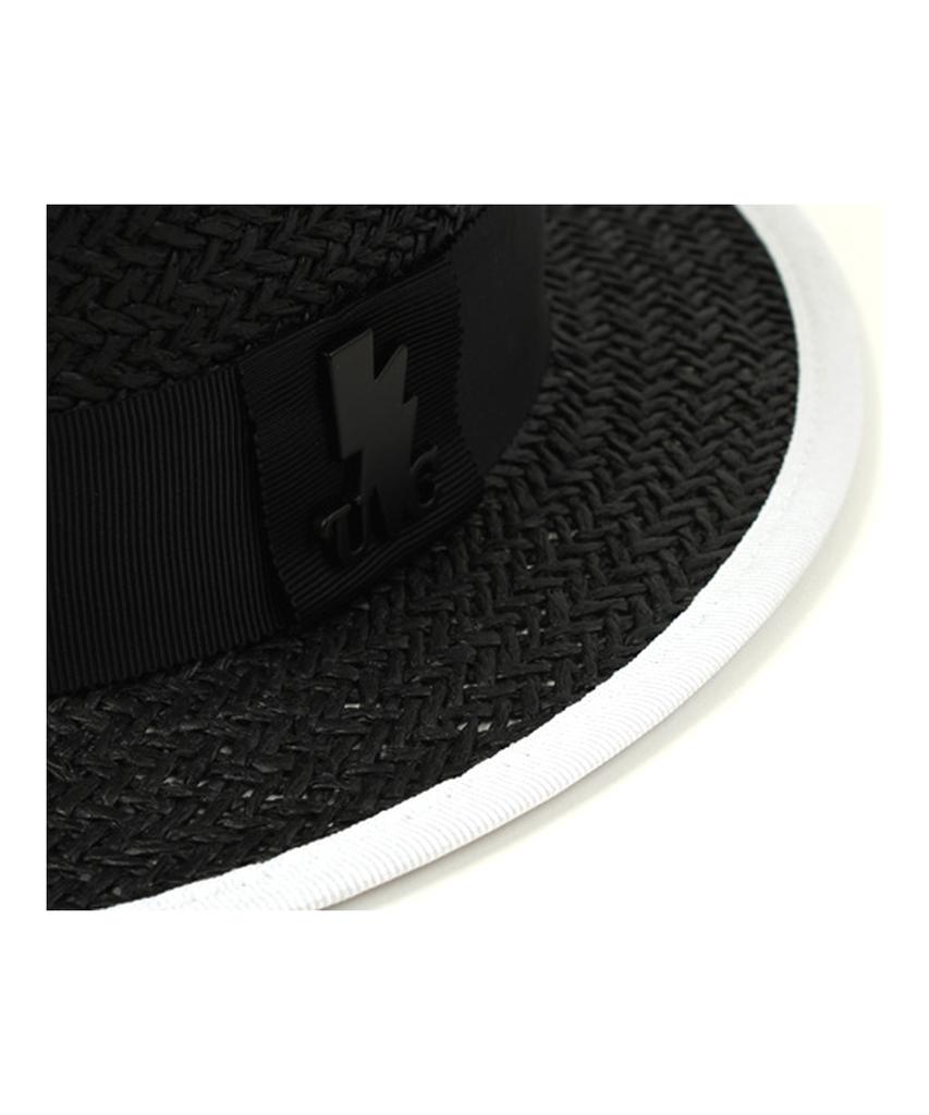 Taping Black Panama Hat