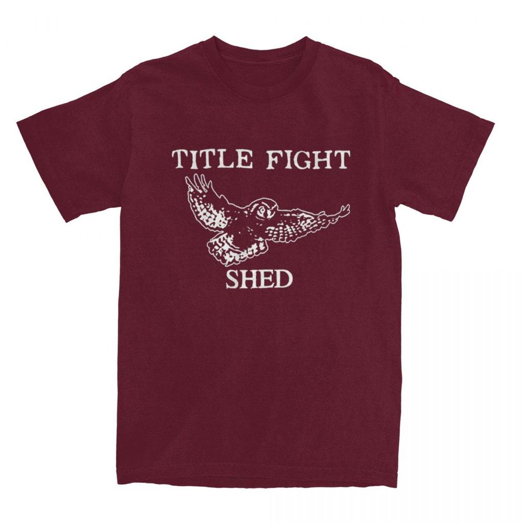 Title Fight Shed Owl for Men Women T Shirts Floral Green Merchandise Awesome Tee Shirt T-Shirts Cotton New Arrival Clothing