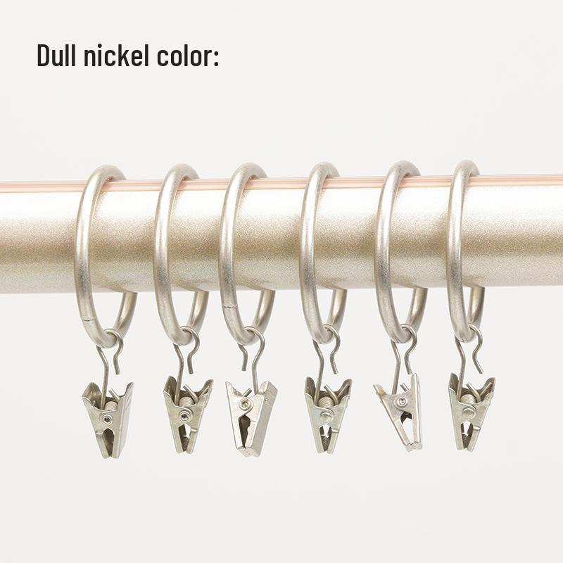 

Металлические зажимы и кольца для штор с крючками 4.0 wire × 45mm inner diameter
