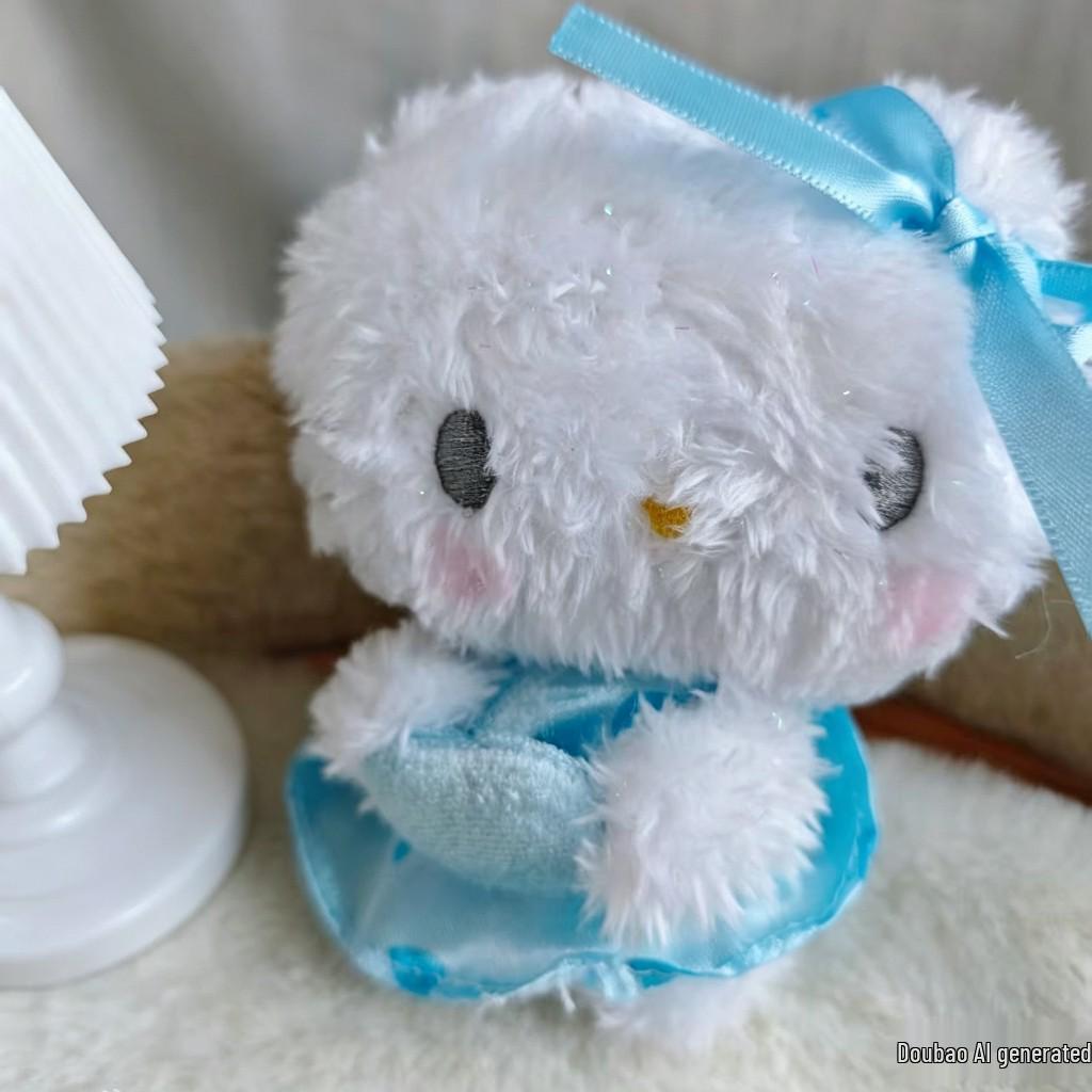 Kuromi, Cinnamoroll, and My Melody Heart Cupid Plush Bag Charm