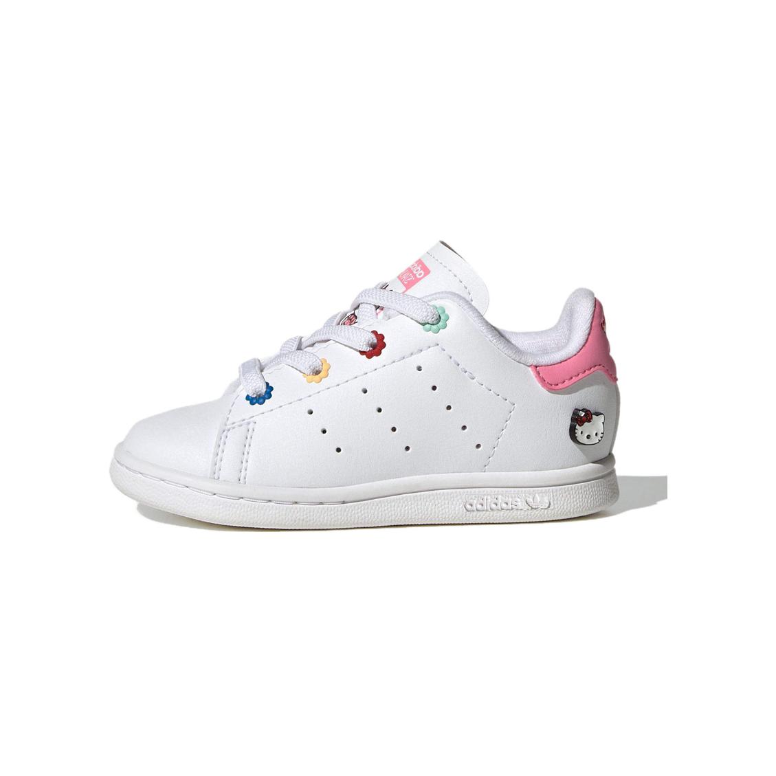 

Adidas Детские кроссовки Hello Kitty x Stan Smith EL I Floral Beads White Cloud-White Bliss-Pink ID7232 20