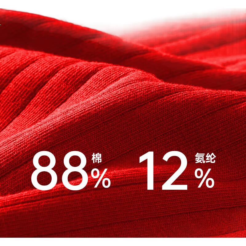 Jianjiang 80S Cotton-Polyester Blend, Zodiac Year Men's Underwear, Seamless Red Briefs, Men's Boxer Shorts, 5A Antibacterial, 3-Pack