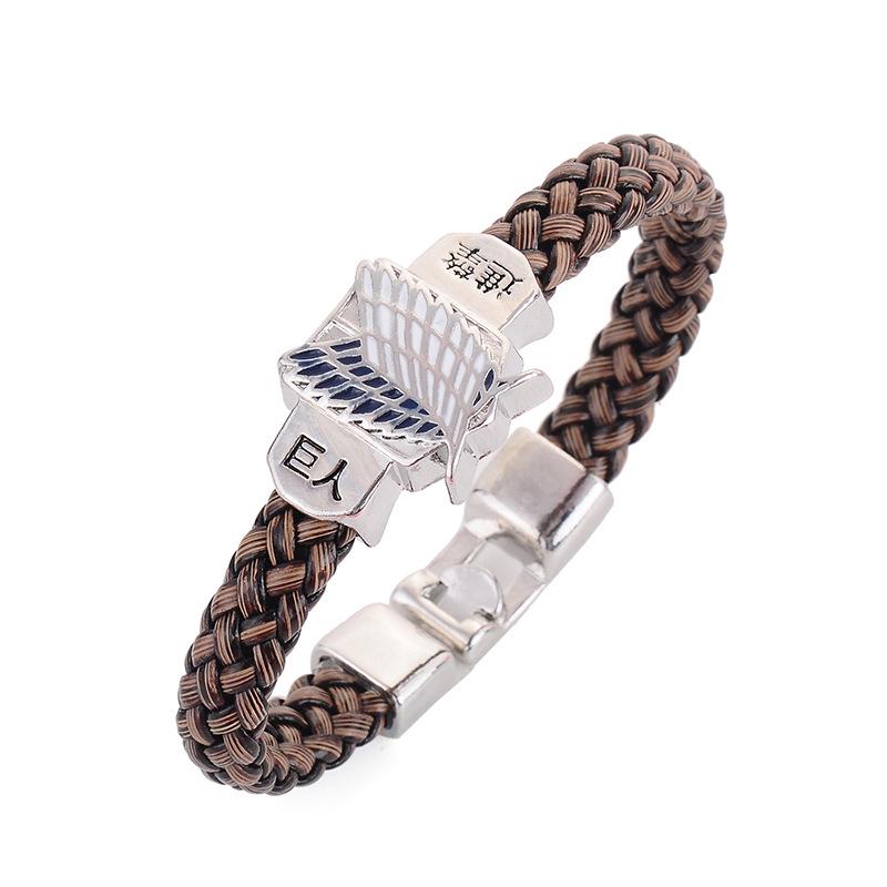 European  American Fashion Woven Giant Bracelet Bangle