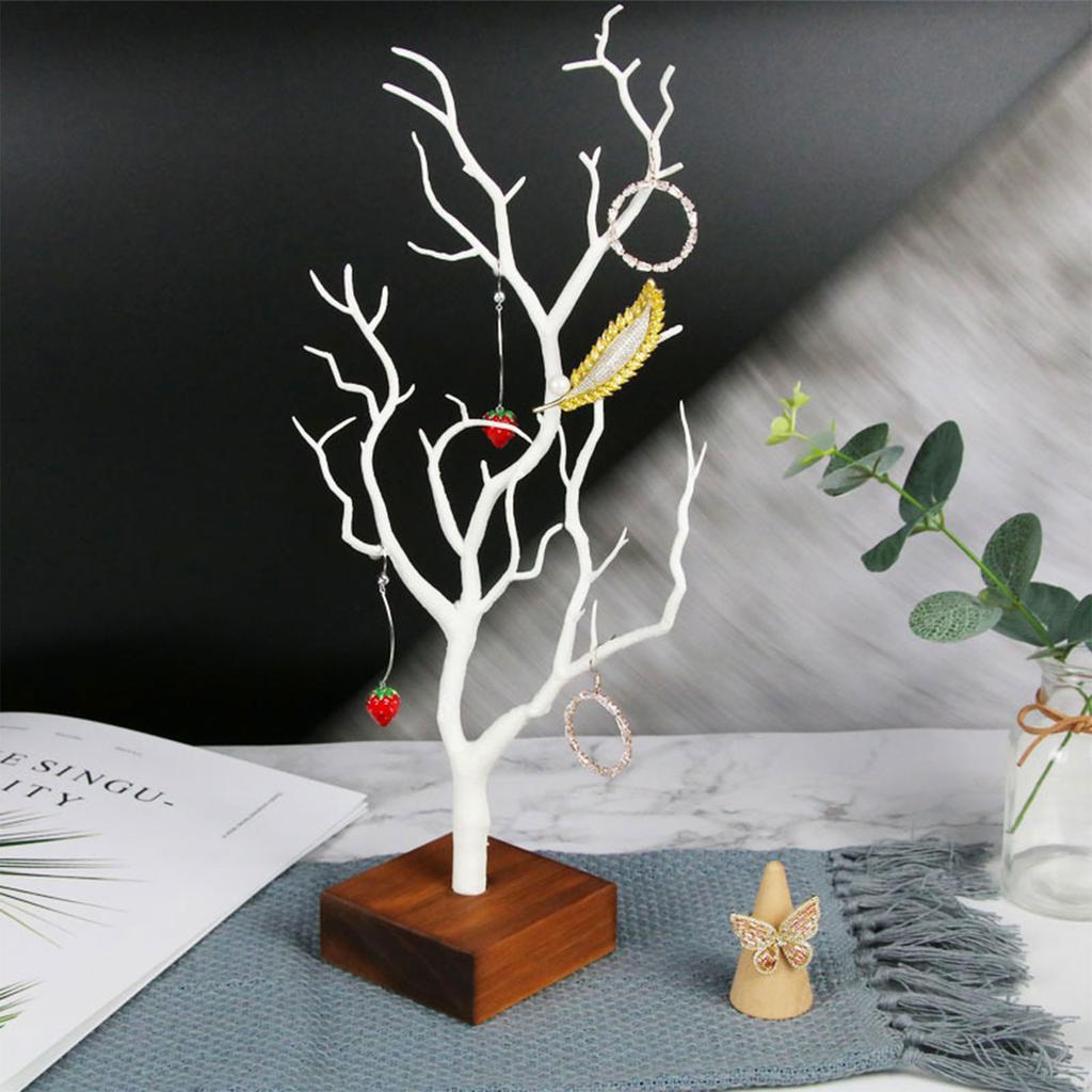 Toren Decoratie Sieraden Display Ketting Oorbellen Organizer Houder Boom Standaard