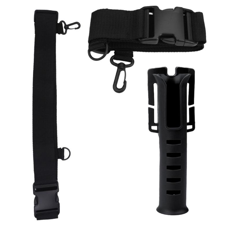 Plastic Wader Adjustable Fishing Rod Holsters with Poles Inserter for Casting Reel Waist Wading Belt Fishing Tackle Tool