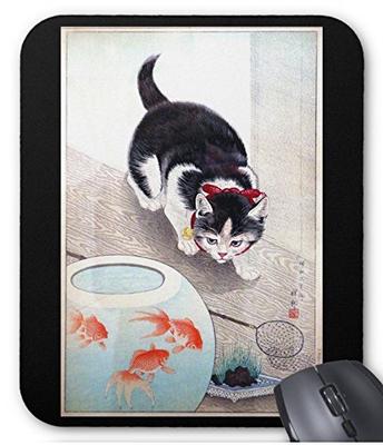 Koson Cat and the Mouse Photo Pad Ohara's "The Fishbowl" Pad (Ukiyo-e Series)