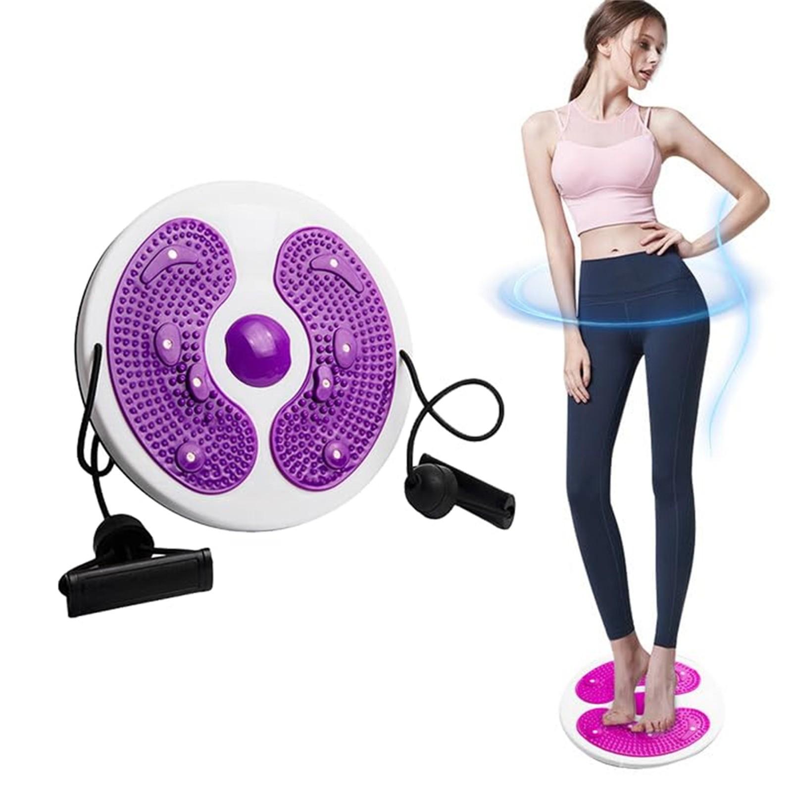 

Диск для талии со шнурком и массажем ног - Waist Machine Twister One Size фиолетовый