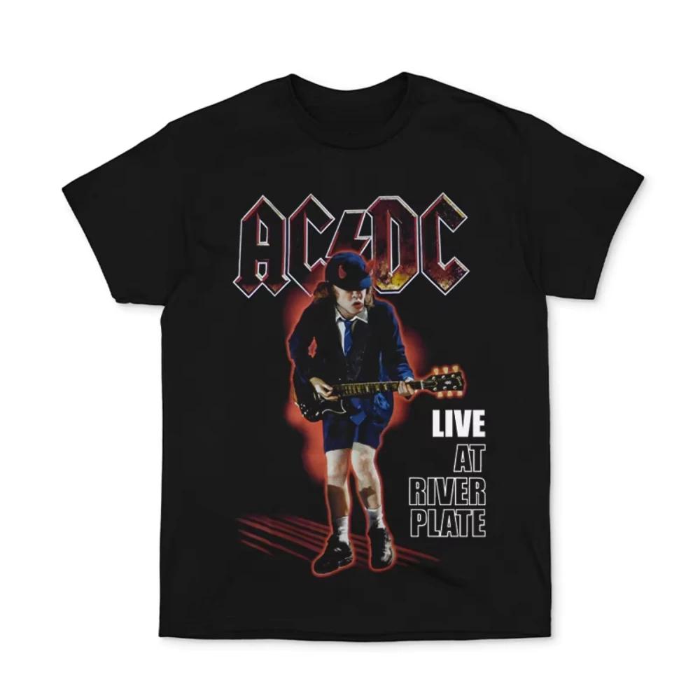

Хлопковая футболка группы AC/DC для мужчин и женщин, хип-хоп, рэперская футболка, модная футболка с принтом и коротким рукавом, летняя футболка оверсайз для уличной одежды S
