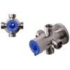 304 Stainless Steel Angle Valve for Bathroom One in Four out G1/2' Toilet Faucet Hand Bidet Sprayer