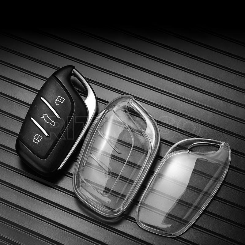 Car Remote Key Case Shell Cover For Mg Zs Hs 5 6 Ezs Soft Transparent Tpu Car Key Case For Roewe Rx8 Rx5 Rx3 I6 I5 Accessories