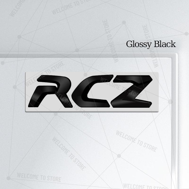 

1Pc Car Styling For RCZ RC CC SPORT GT Line 206 208 307 306 Logo Metal 3D Letter Rear Trunk Decals Emblem Badge Decor Accessories