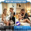 7 Men's Silicone Ring Set and Sleeve for Erection Enhancement, Soft and Elastic Male Sex Toy,Adult Toys for Couples' pleasure(Black and Blue)