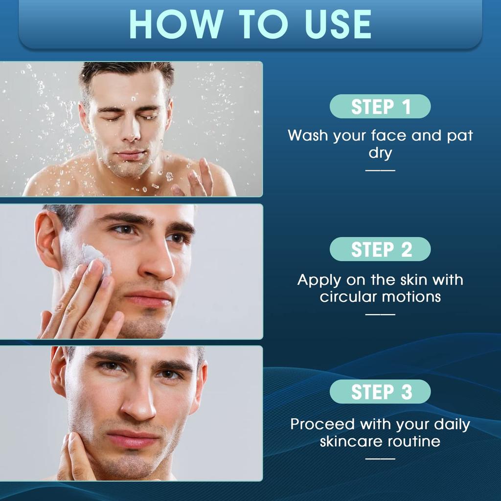 Mens Face Moisturizer , Face Collagen With Hyaluronic Day And Night Nourishing And Moisturizing For Man (50ml 1.7 Oz)