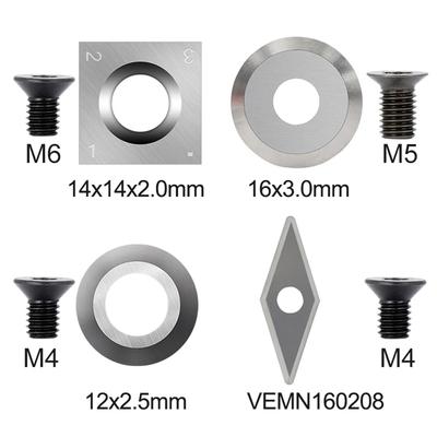 Versatile Carbide Insert Cutter Set for Wood Lathe Turning Achieve Superior Hollowing and Polishing Craftsmanship