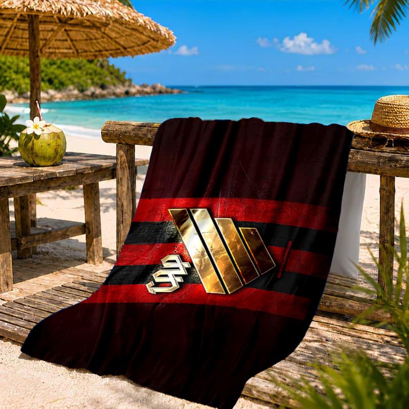 Athletico Football Club Printed Microfiber Beach Towel, Soft And Absorbent, Quick-Dry, Ideal for Summer Travel, Beach Essential, Swimming Pool