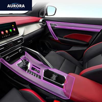 For GEELY COOLRAY    Gearbox Panel Navigation Automotive Interior Screen Protective Film TPU Anti-Scratch Sticker