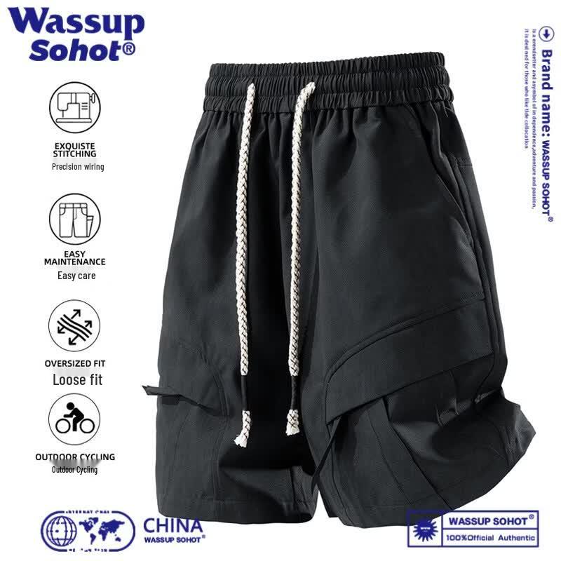 Wassup Sohot Men s Summer Loose Cargo Shorts XL