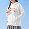 Puma Sports Lifestyle Series Letter Print Hooded Long Sleeve Sweatshirt Women sweatshirt White 625306-65