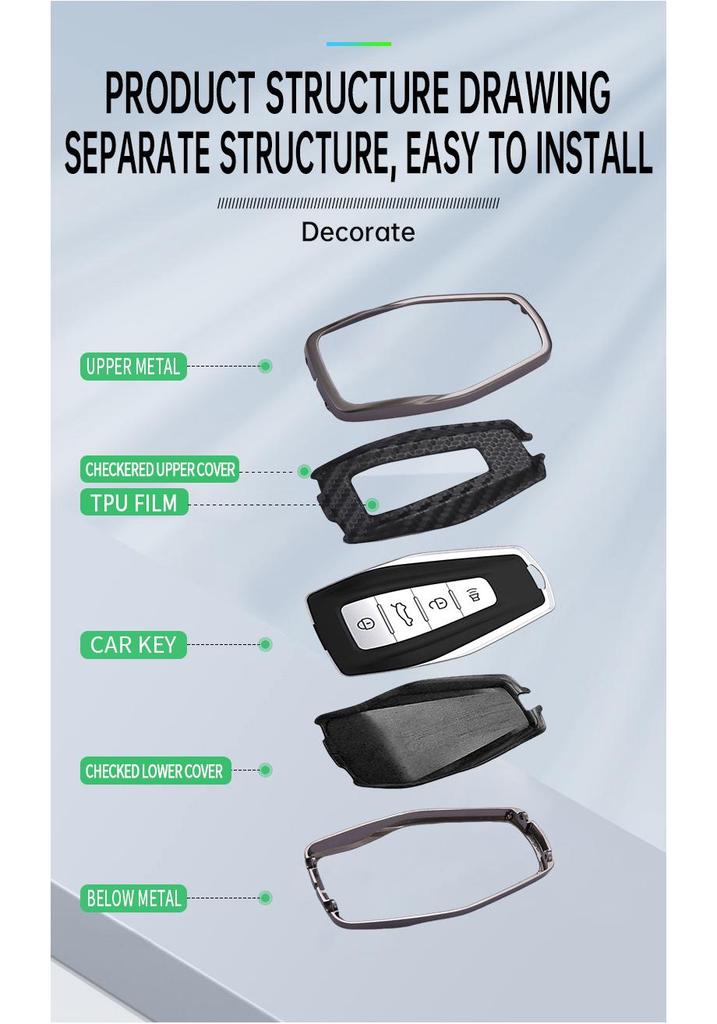 Geely Emgrand Key Case and Protective Shell for GS Xingyue L, Boyue Xingrui, Icon, Binyue Cool, Vision X6