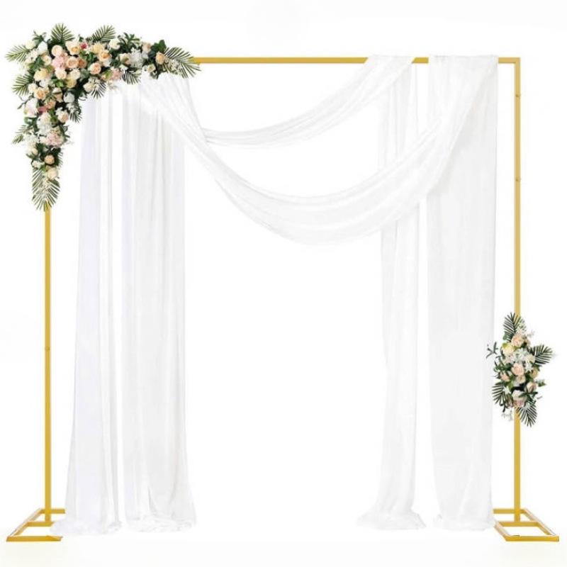 Rund bågställning i smidesjärn för bröllops- och festballonger