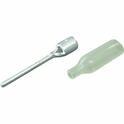 TRUSCO Bar-type bare crimp terminal with insulation cap, length 32.5 (10 pieces) T-TC5.5-21ST-C