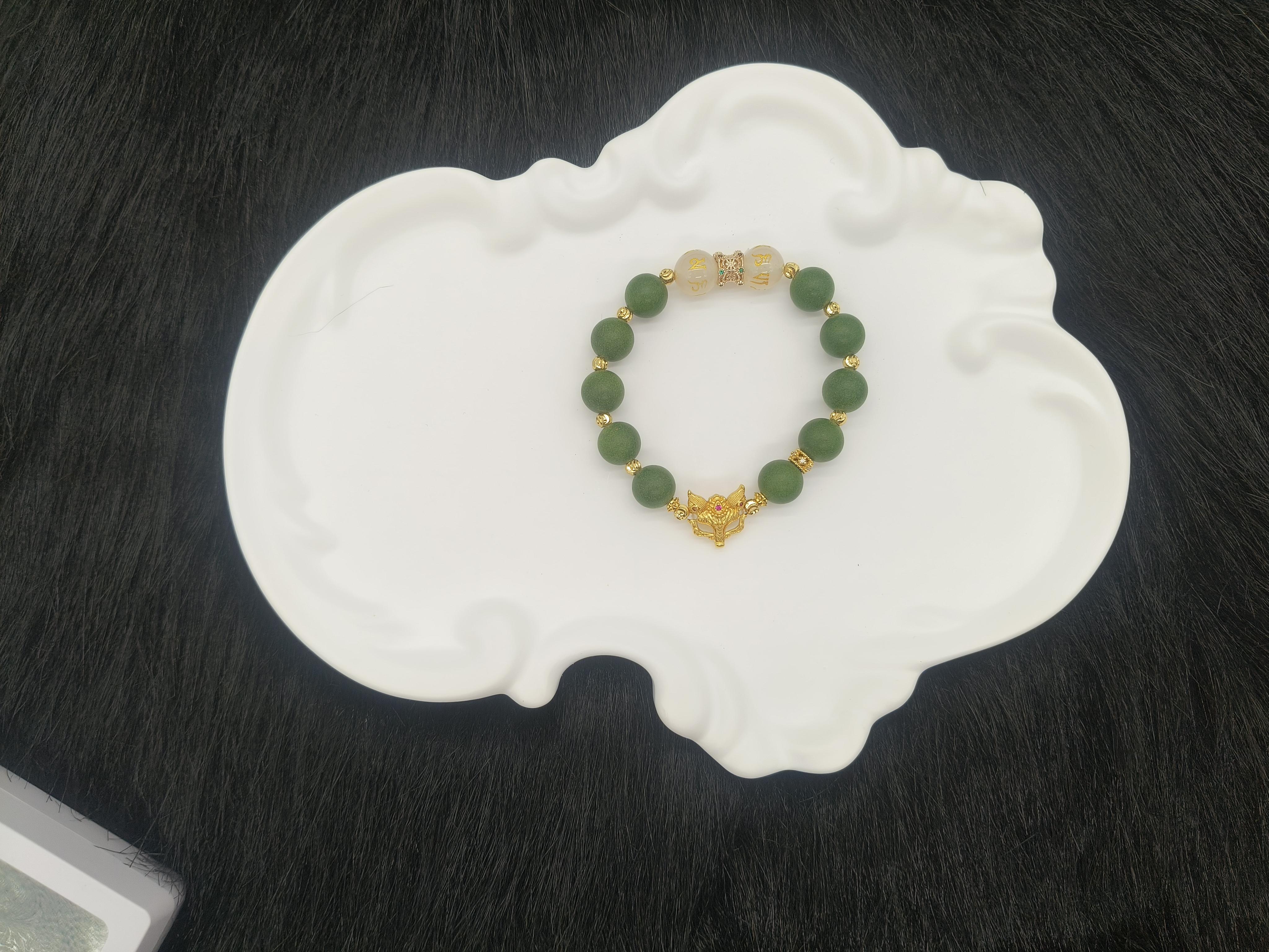 Jade Fox Serenity Incense Bead Bracelet