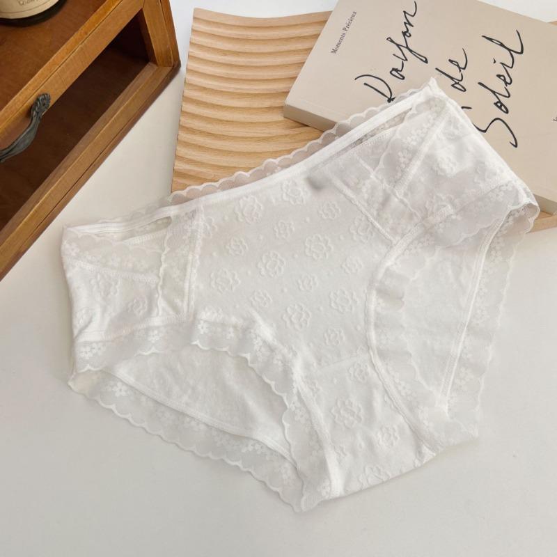 

5A детское хлопковое нижнее белье из чистого хлопка для девочек чистое желание сексуальные полые трусы с поясной сумкой удобные ягодицы антибактериальные треугольные трусики M белый
